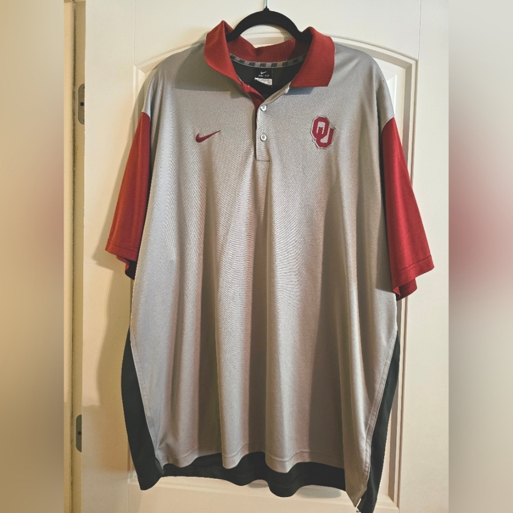 Mens OU Oklahoma Sooners Nike Polo 3XL